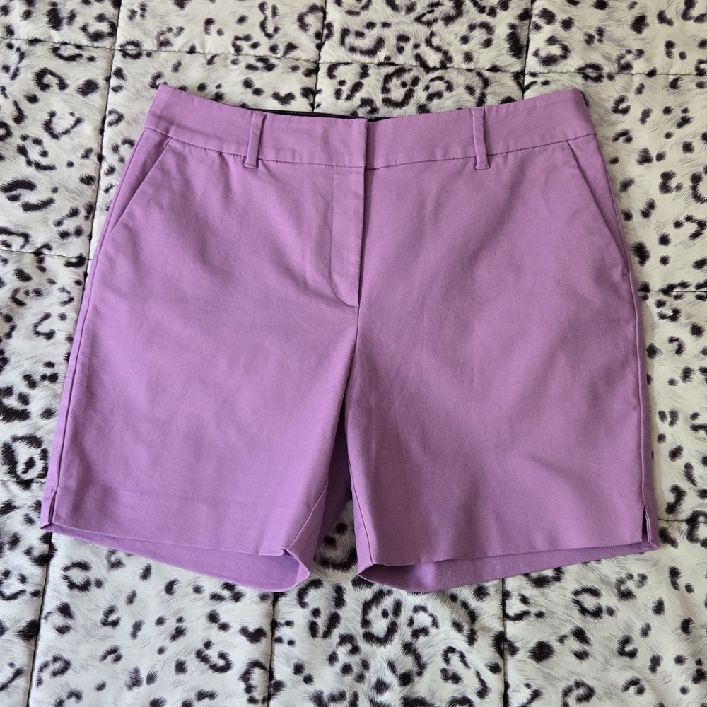 NWT Boden Richmond Purple 6" Chino Shorts Sz 8